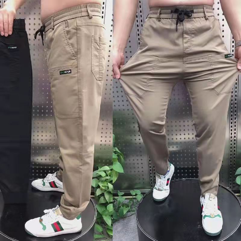 Pantalon cargo multi-poches à haute extensibilité pour hommes