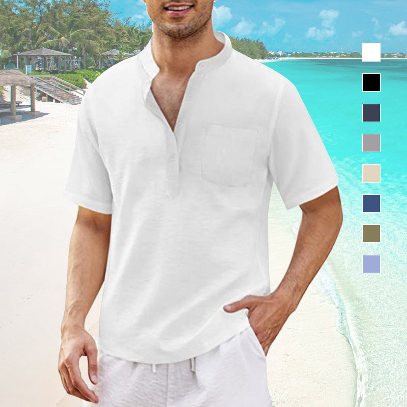 T-shirt de plage à poche pour hommes