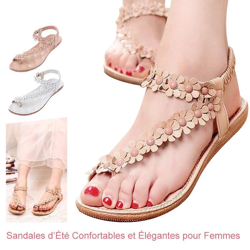 Sandales d’Été Confortables et Élégantes pour Femmes - ciaovie