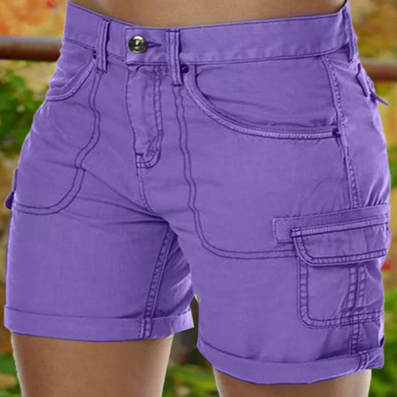Pantalon Cargo Taille Haute