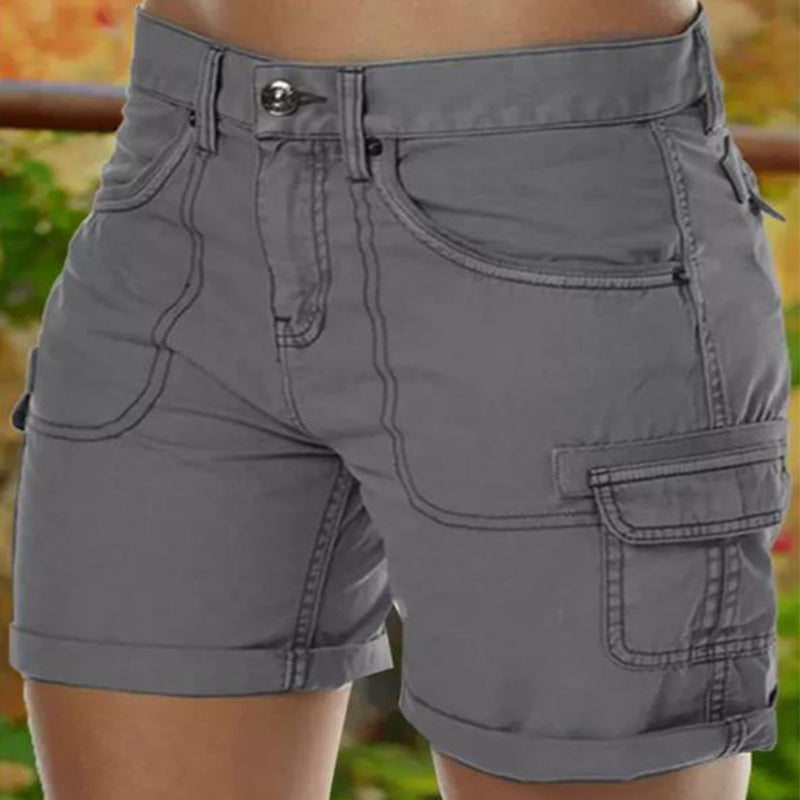 Pantalon Cargo Taille Haute