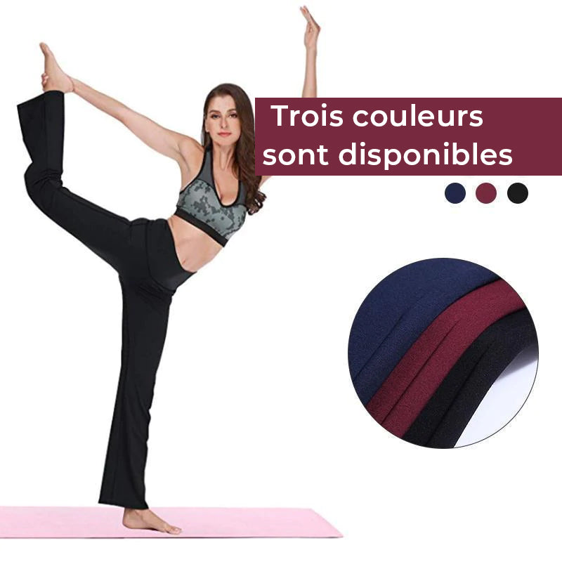 Pantalon de yoga coupe slim à la mode avec une grande élasticité