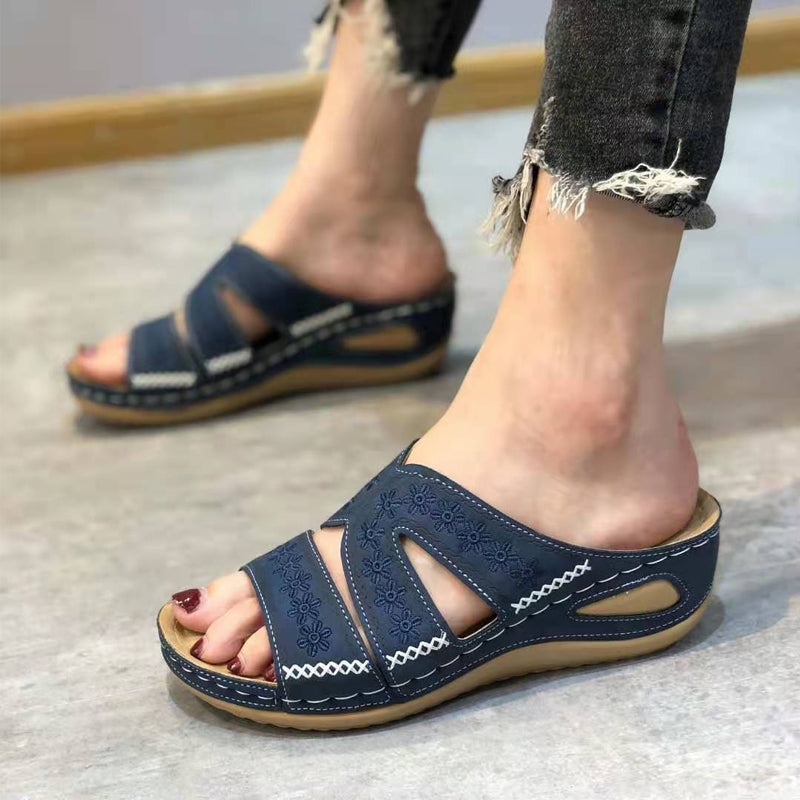 sandales brodées