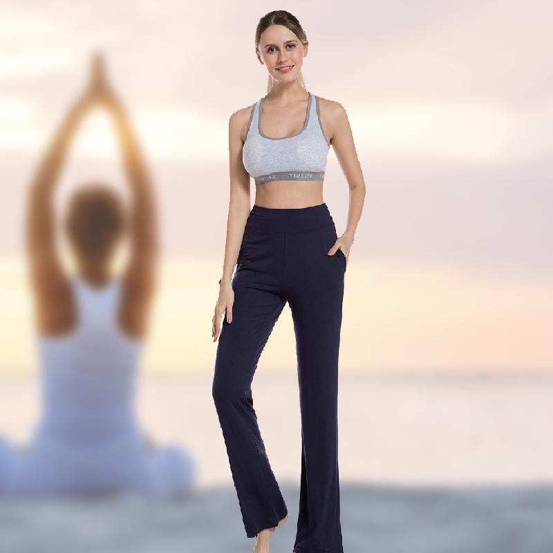 Pantalon De Yoga Taille Haute Et Jambes Évasées Pour Femmes
