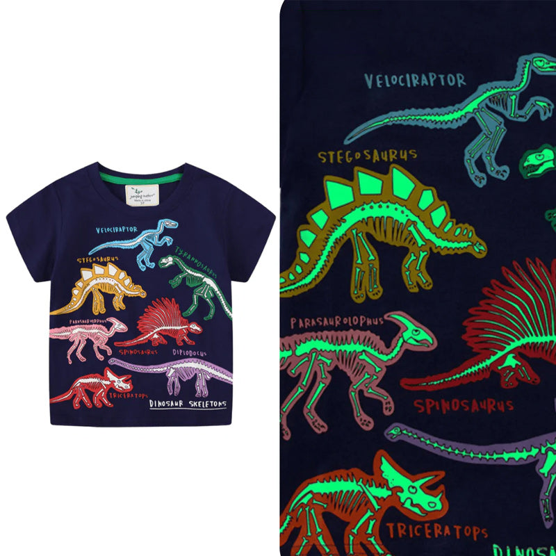 T-shirt Dinosaure Lumineux