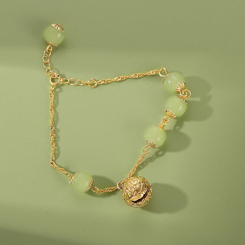 Bracelet Hetian Cloche de Jade